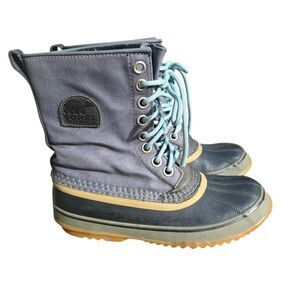 Sorel Women's 1964 Premium CVS Grey Black Winter Boots (NL-1717-435) Women's‎ 8